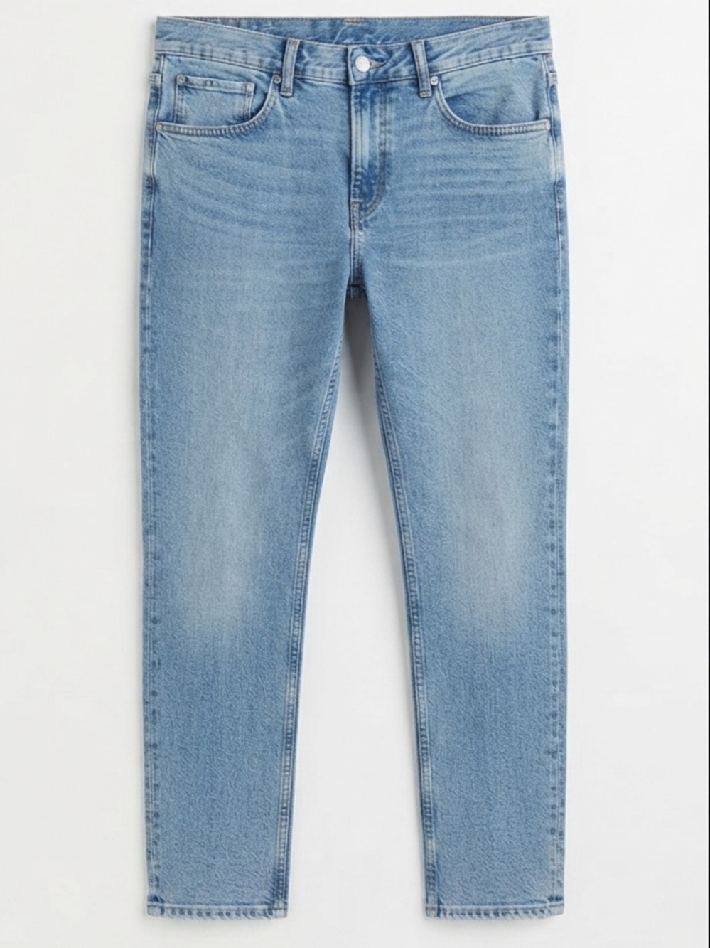 H&M &Denim Slim Fit Coupe Etroite Light Wash Denim Jeans Men’s Size 34x32